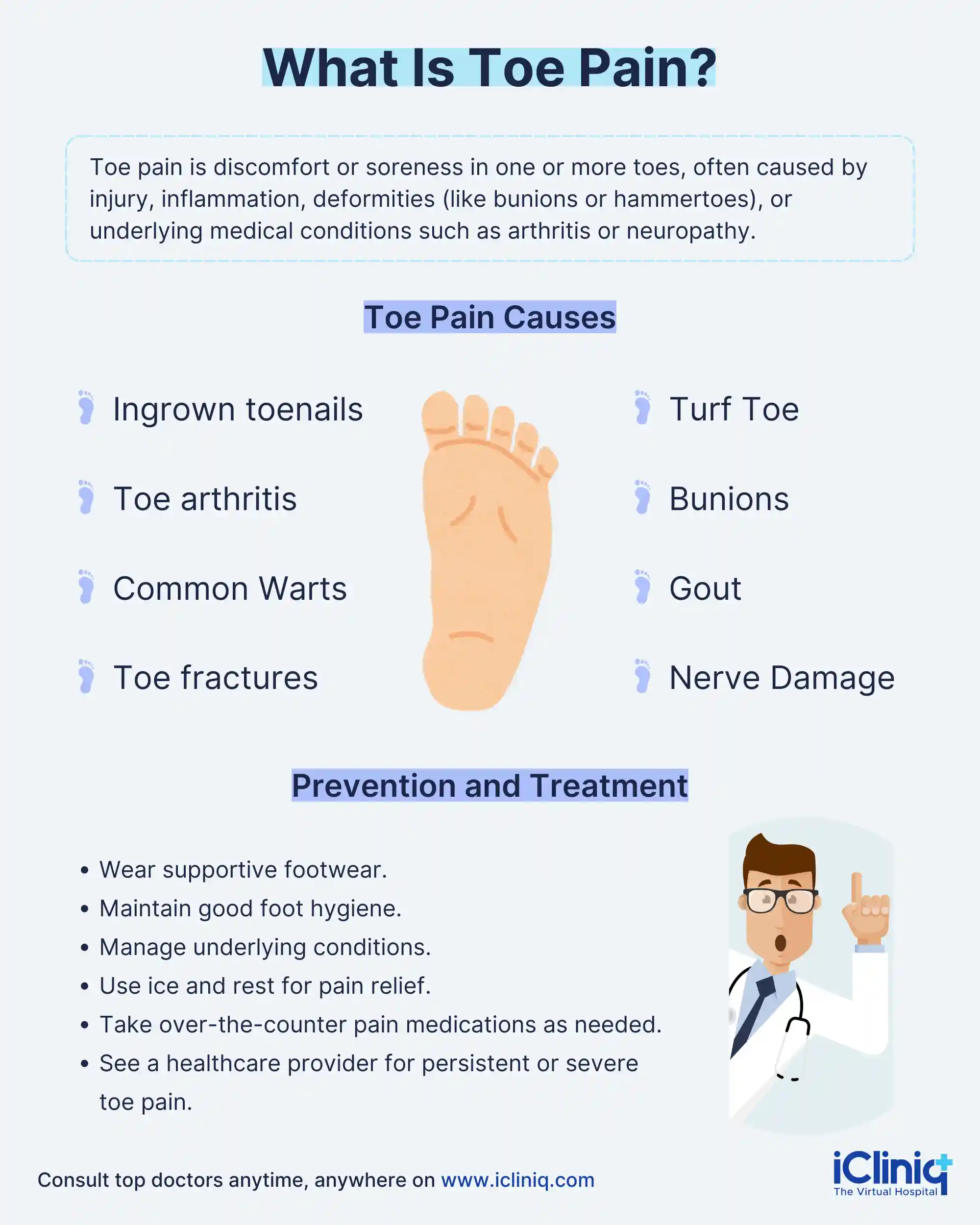 Toe Pain