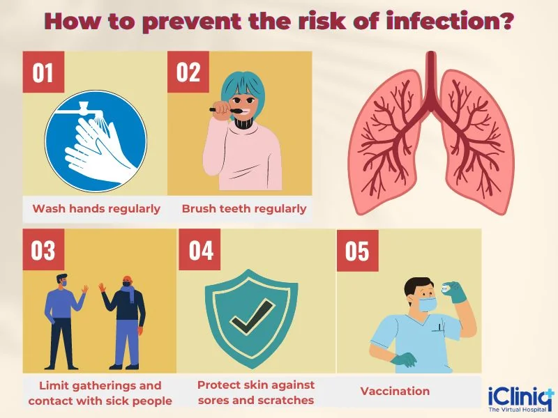 How to prevent risk of infection
