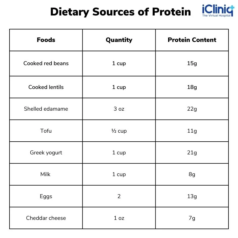 Dietary Sources of Protein