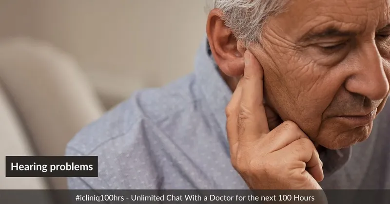 Does early-onset of hearing problems involve speech and vocal issues?